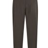 CMTAILOR - HIGH-WAISTED ANKLE PANTS IN BROWN - Afbeelding 3