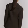 ALIX THE LABEL | FITTED BLAZER - deep brown - Afbeelding 2