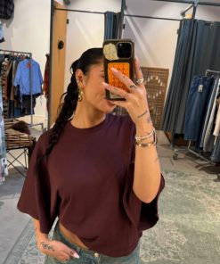 Alternative view of LORENE TEE| BORDEAUX