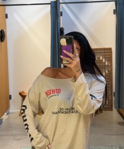 Alternative view of SHIRT OFF-SHOULDER | beige