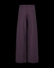 Alternative view of COPENHAGEN MUSE | CMTAILOR - HIGH-WAISTED WIDE-LEG PANTS WITH BELT LOOP IN PURPLE