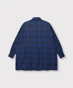 Alternative view of ALIX THE LABEL | STUDDED CHECK BLOUSE DRESS