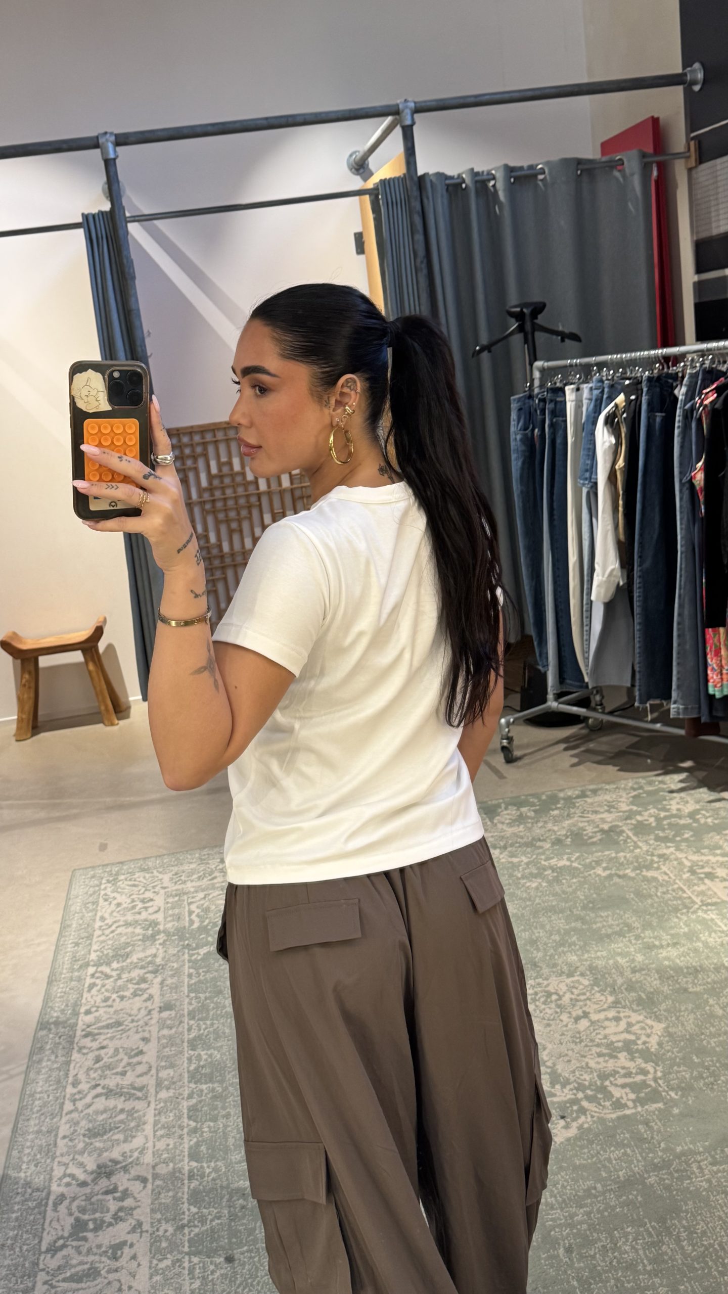 BASIC T- SHIRT WIT - Afbeelding 4