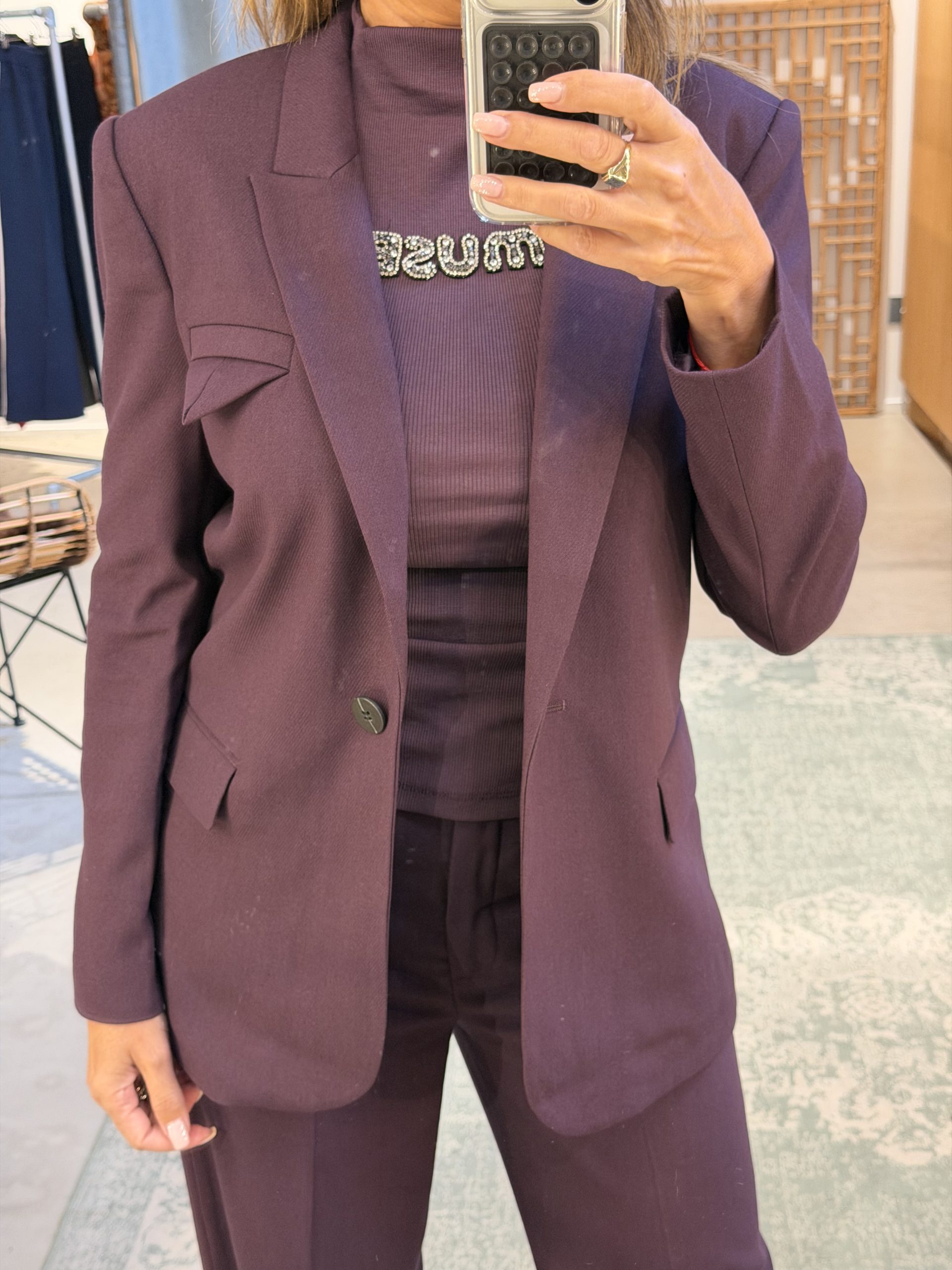 COPENHAGEN MUSE | CMTAILOR - BLAZER IN PURPLE