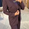 COPENHAGEN MUSE | CMTAILOR - BLAZER IN PURPLE - Afbeelding 6