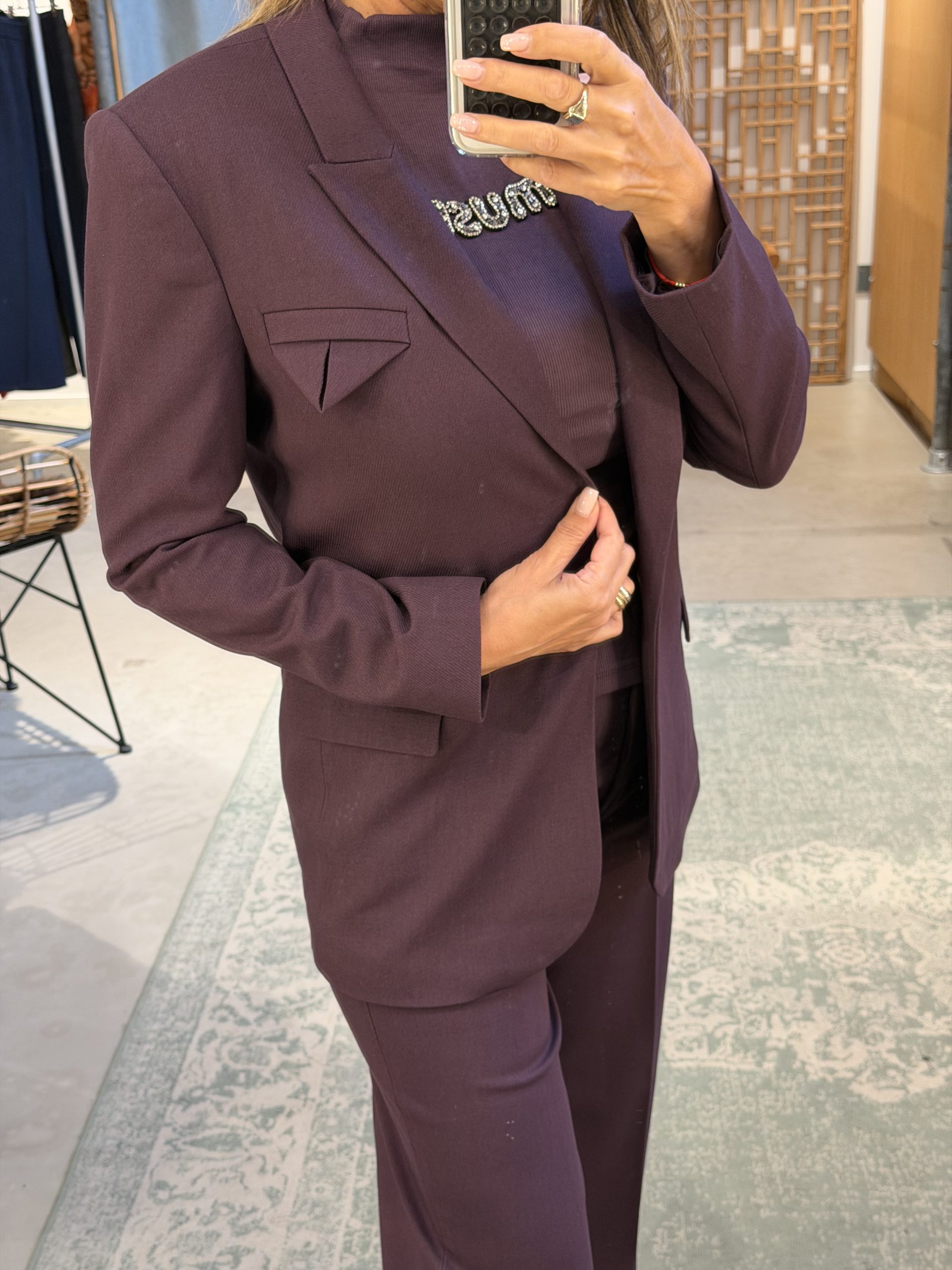 COPENHAGEN MUSE | CMTAILOR - BLAZER IN PURPLE - Afbeelding 6