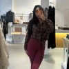 ENERGY LEGGING BORDEAUX - Afbeelding 2