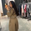 PANTALONE TORTORA OLIVE - Afbeelding 4