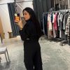 GIACCA CROPPED BLACK - Afbeelding 3