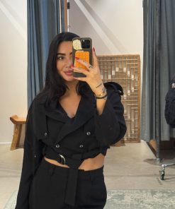 GIACCA CROPPED BLACK