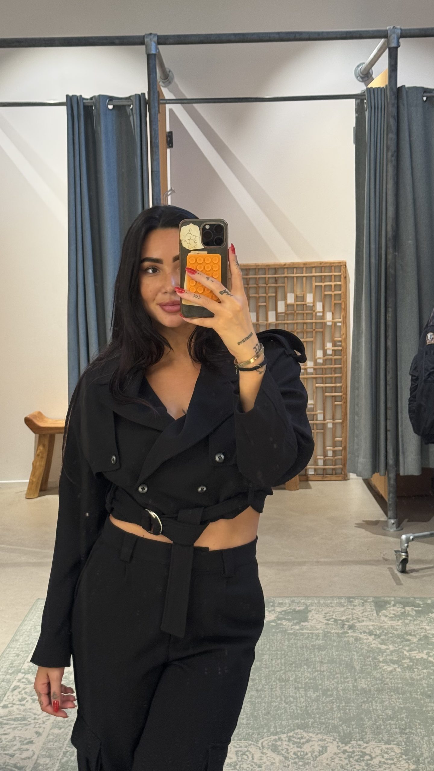 GIACCA CROPPED BLACK